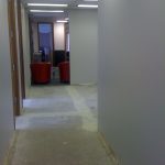 View from back of new hallway