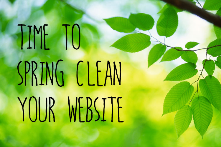spring cleaning for websites