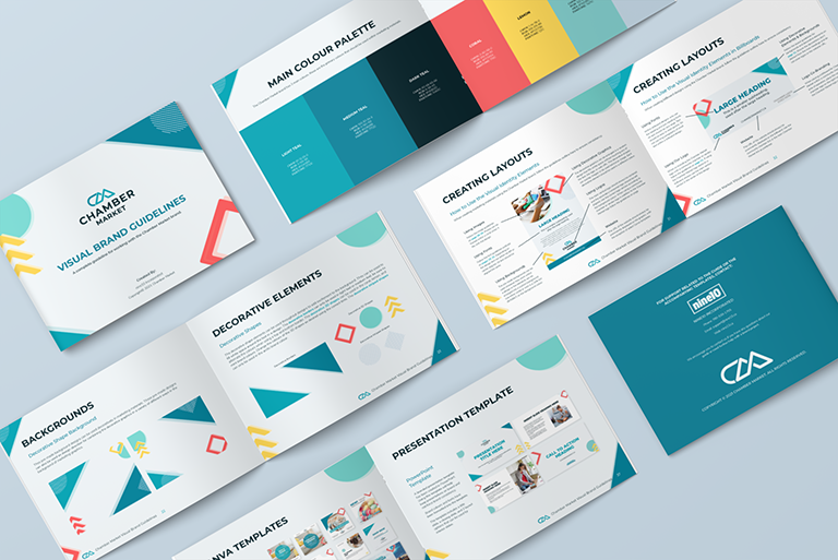 Chamber Market branding created by nine10 inc. | Branding Services | Logo Design